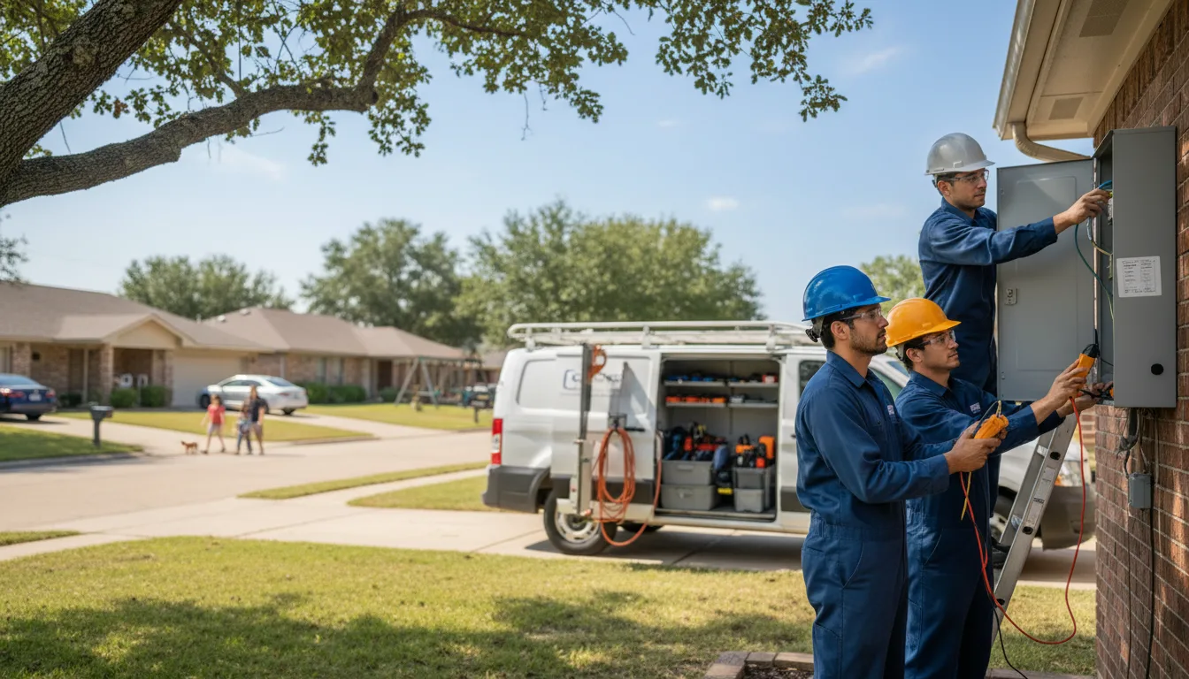 Certified electrician providing emergency electrical services in Ruskin, NE